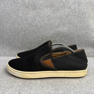 Olukai Womens Shoes Size 7 Pehuea Dark Slip On Low Top Comfort Casual Sneakers
